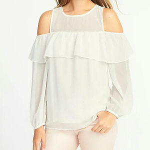 Old Navy Cold Shoulder Blouse
